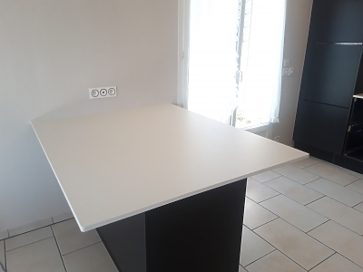 Plan de travail en Dekton Zenith en finition mate